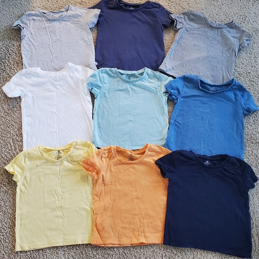 Honest Baby Clothing Toddler Kids Multi-Color T-Shirt Set size 3T
